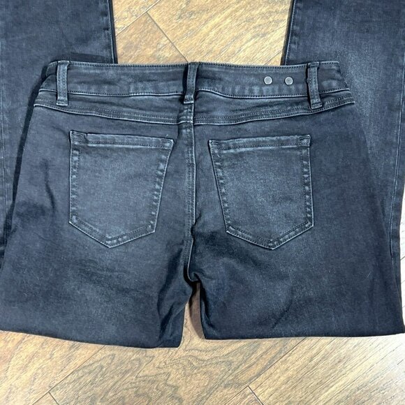 CABI Slim Boyfriend Distressed Jeans Washed Black Sz 2 #3387 - Picture 5 of 7